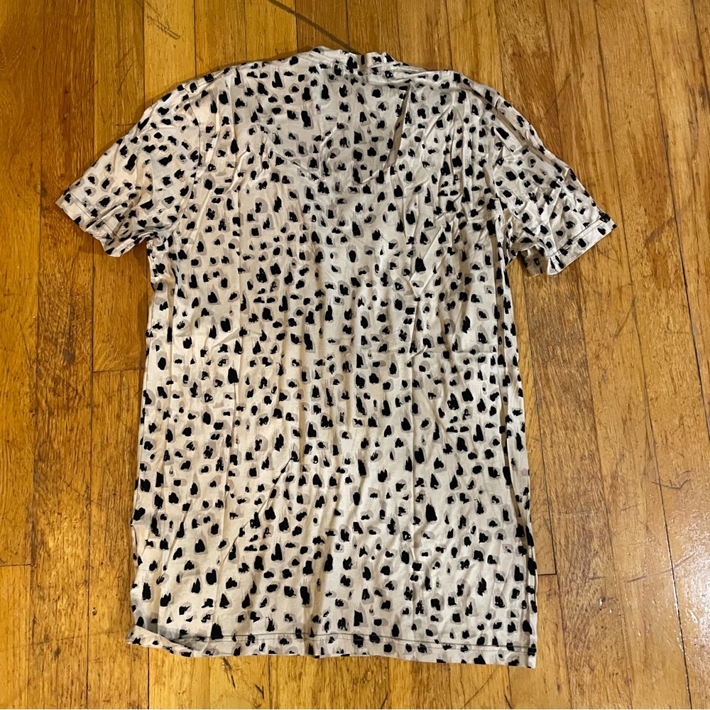 Burberry cheetah animal print t-shirt